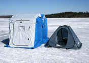 Ice fishermen can use this product as a quick shelter.